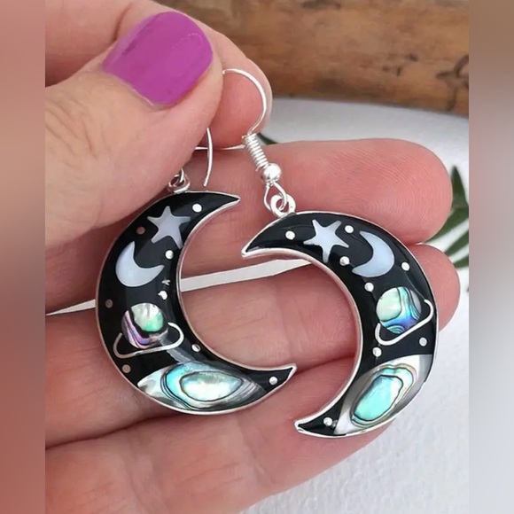 Free People Jewelry - NEW - Boho Crescent Moon Earrings